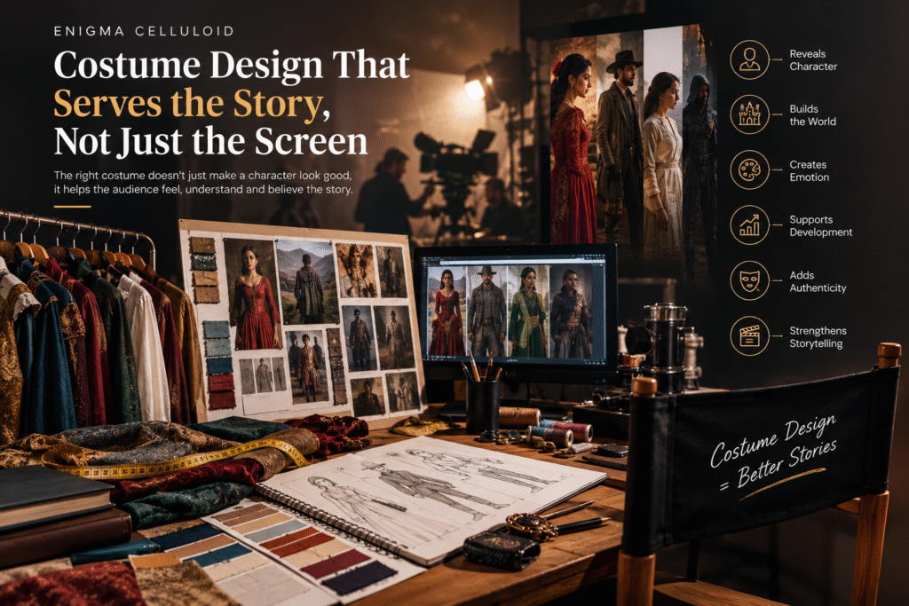 Costume design in film supporting character and storytelling